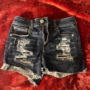 American eagle jean shorts size 4